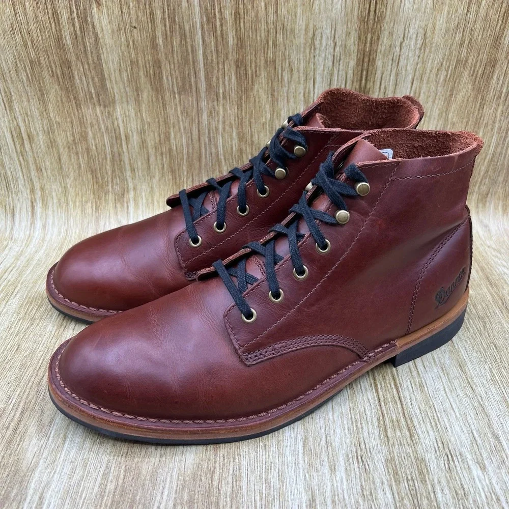 Danner Jack II Boot Men's Size 11 EE Wide Dark Coffee Leather Lace Up 34342